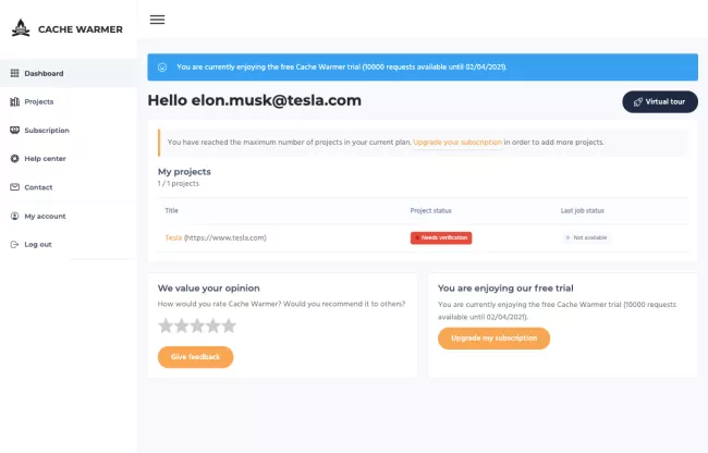 Cache Warmer project added